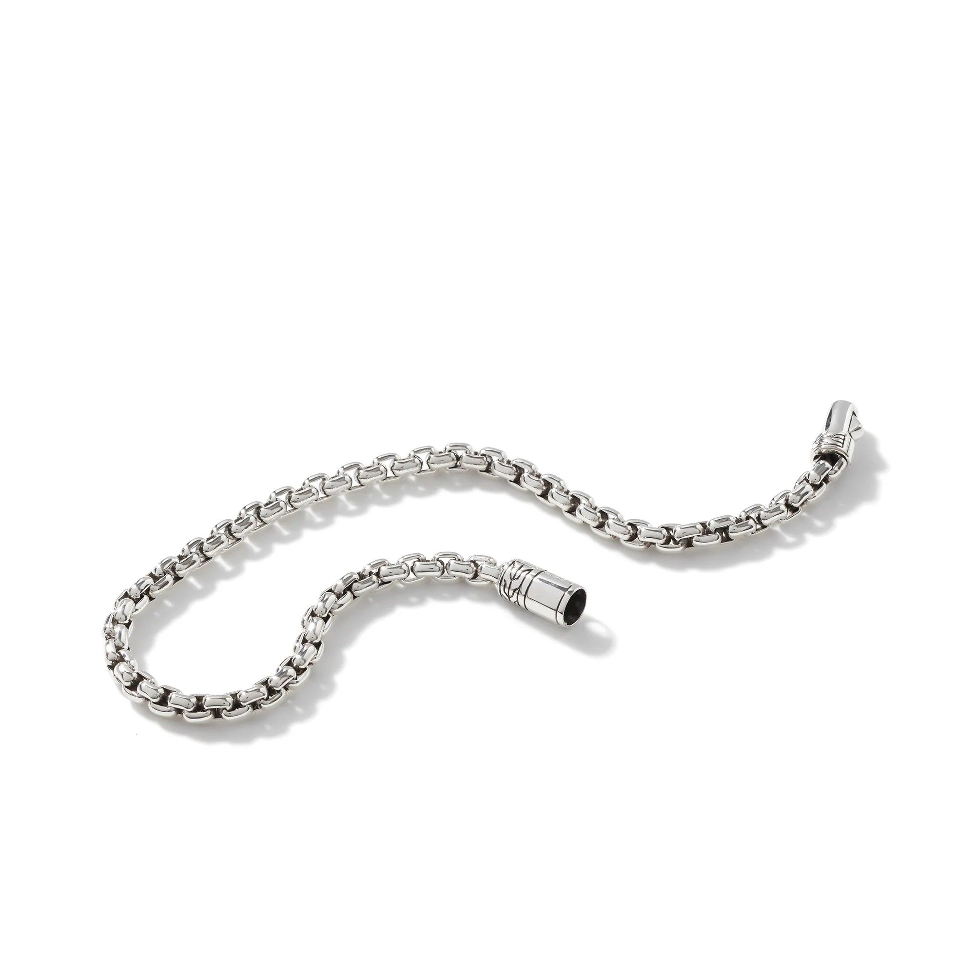 Sterling Silver Classic Box Chain Bracelet